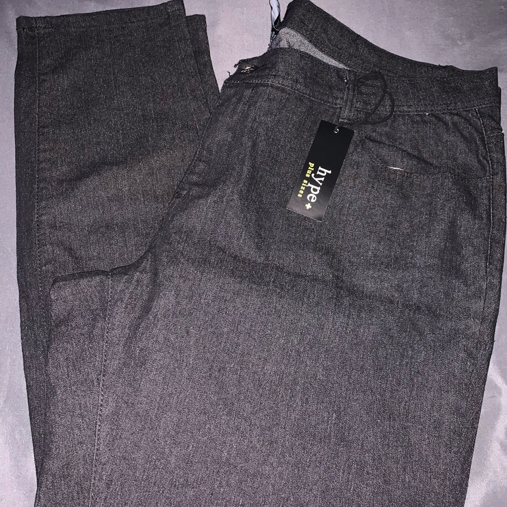 Hype Black Denim Jeans Plus Size 24W